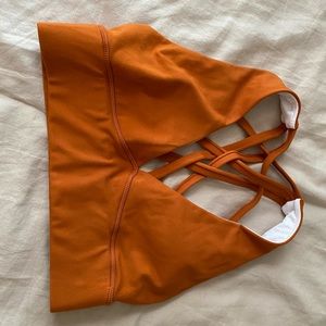 Ethos Orange Sports Bra